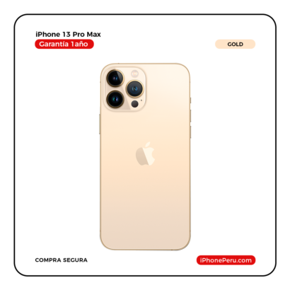 iPhone 13 Pro Max Dorado 128 GB Seminuevo en Perú