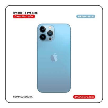 iPhone 13 Pro Max Azul sierra 128 GB Seminuevo en Perú