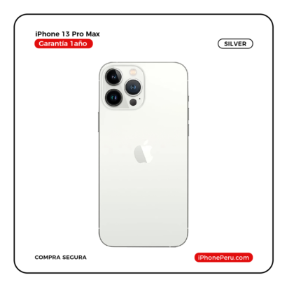 iPhone 13 Pro Max Plata 128 GB Seminuevo en Perú