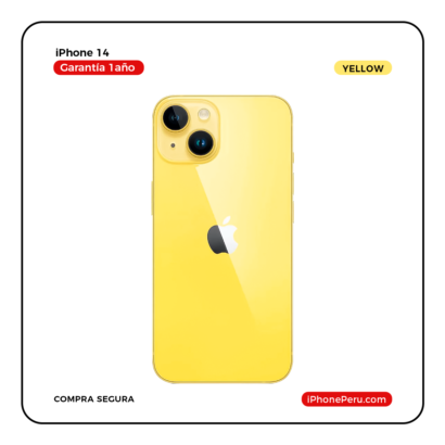iPhone 14 Amarillo 128 GB Seminuevo en Perú
