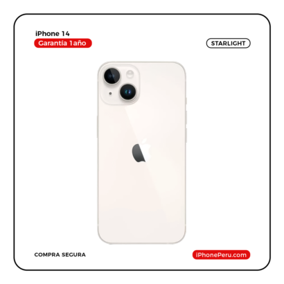 iPhone 14 Blanco 128 GB Seminuevo en Perú