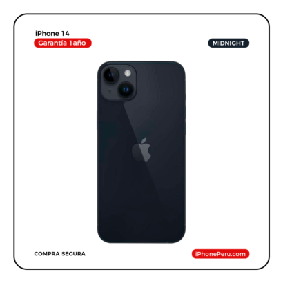 iPhone 14 Negro 128 GB Seminuevo en Perú