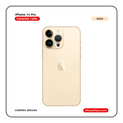 iPhone 14 Pro Oro 128 GB Seminuevo en Perú