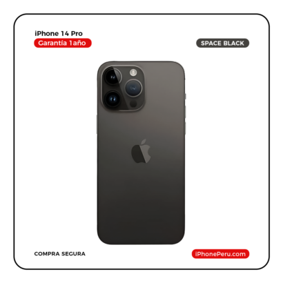 iPhone 14 Pro Negro espacial 128 GB Seminuevo en Perú