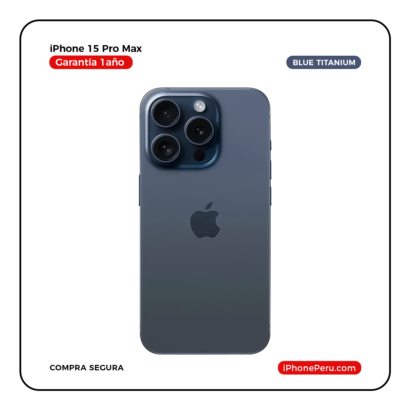 iPhone 15 Pro Max Azul 256 GB Seminuevo en Perú