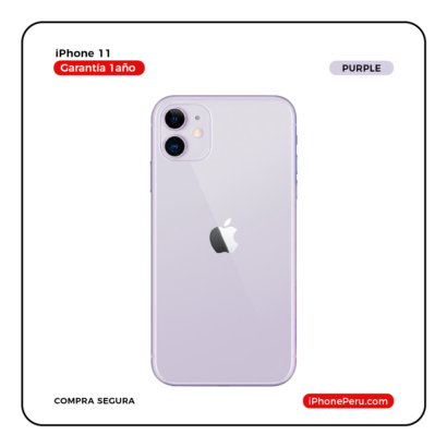 iPhone 11 Morado 128 GB seminuevo en Perú