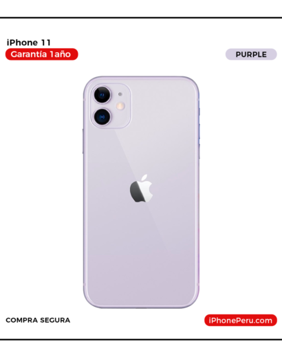 iPhone 11 Morado 64 GB seminuevo en Perú