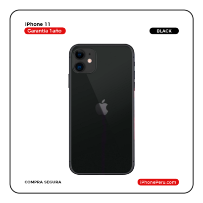 iPhone 11 Negro 128 GB seminuevo en Perú
