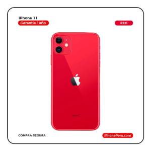 iPhone 11 Rojo 128 GB seminuevo en Perú