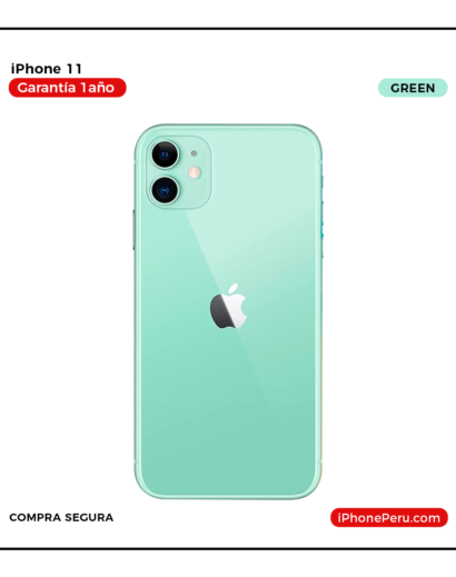 iPhone 11 Verde 128 GB seminuevo en Perú