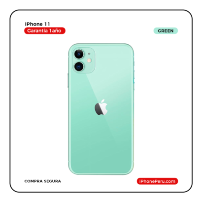 iPhone 11 Verde 64 GB seminuevo en Perú