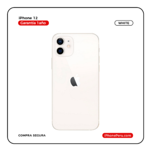 iPhone 12 Blanco 64 GB Seminuevo en Perú