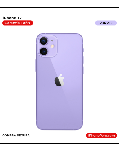 iPhone 12 Morado 64 GB Seminuevo en Perú