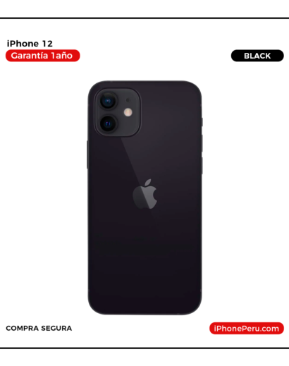 iPhone 12 Negro 128 GB Seminuevo en Perú
