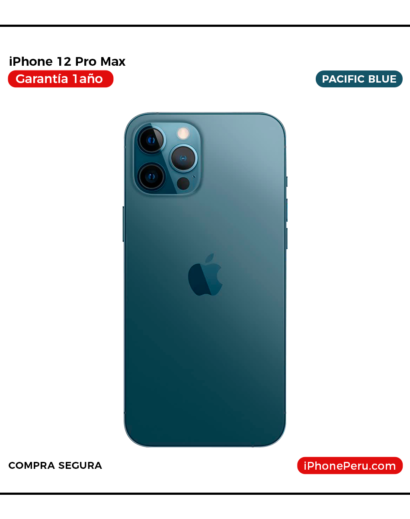 iPhone 12 Pro Max Azul pacífico 128 GB Seminuevo en Perú