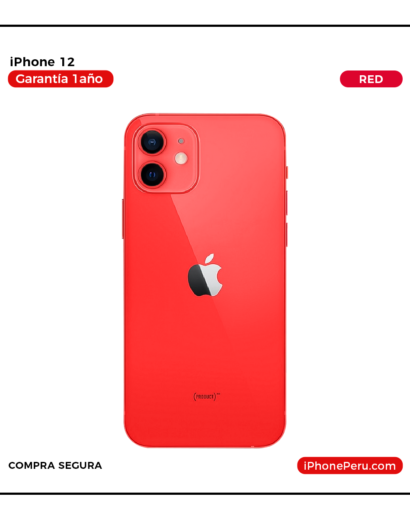 iPhone 12 Rojo 64 GB Seminuevo en Perú