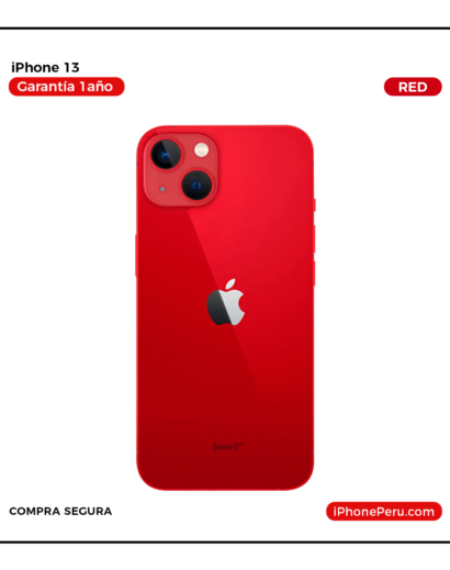 iPhone 13 Rojo 128 GB Seminuevo en Perú