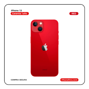 iPhone 13 Rojo 128 GB Nuevo en Perú
