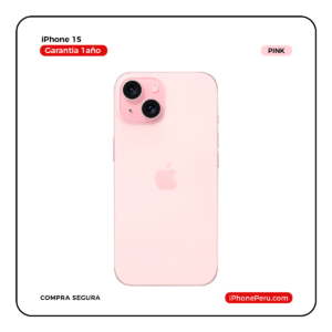 iPhone 15 Rosa 128 GB Seminuevo en Perú