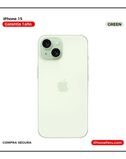 iPhone 15 Verde 128 GB Nuevo en Perú