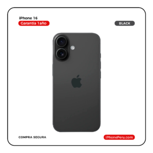 iPhone 16 Negro 128 GB Nuevo en Perú