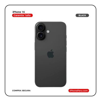 iPhone 16 Negro 128 GB Nuevo en Perú