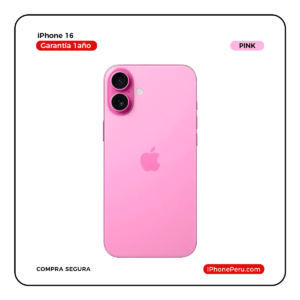 iPhone 16 Rosa 128 GB Nuevo en Perú
