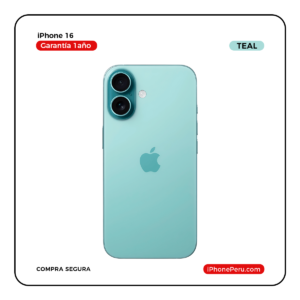 iPhone 16 Verde azulado 128 GB Nuevo en Perú