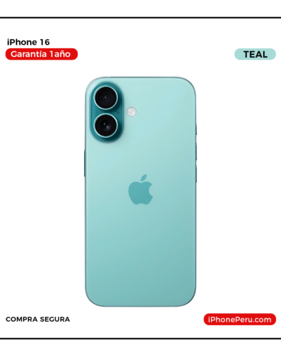 iPhone 16 Verde azulado 128 GB Nuevo en Perú