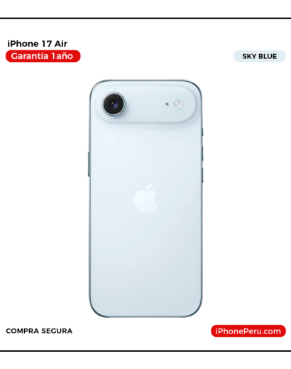 iPhone 17 Air Azul cielo 256 GB eSIM Nuevo en Perú