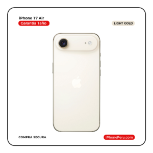 iPhone 17 Air Dorado claro 256 GB eSIM Nuevo en Perú
