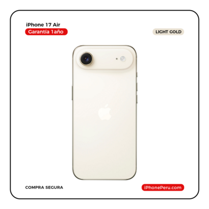 iPhone 17 Air Dorado claro 256 GB eSIM Nuevo en Perú