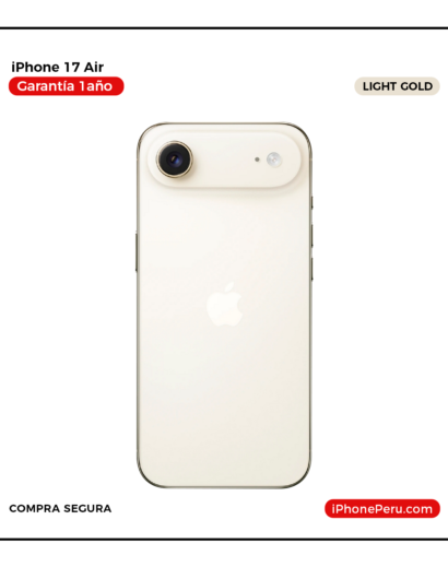 iPhone 17 Air Dorado claro 256 GB eSIM Nuevo en Perú