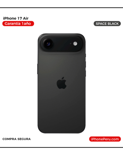 iPhone 17 Air Negro espacial 256 GB eSIM Nuevo en Perú