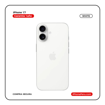 iPhone 17 Blanco 512 GB eSIM Nuevo en Perú