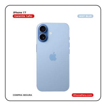 iPhone 17 de 256 GB Nuevo en Perú | Azul, Precio y Garantía