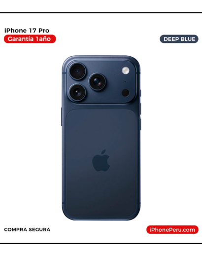 iPhone 17 Pro Azul Profundo 1 TB eSIM Nuevo en Perú