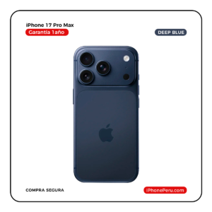 iPhone 17 Pro Max Azul profundo 2 TB eSIM Nuevo en Perú