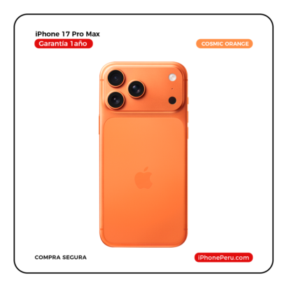 iPhone 17 Pro Max de 512 GB Nuevo en Perú | Naranja, Precio y Garantía