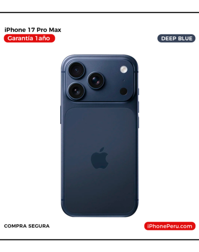 iPhone 17 Pro Max Azul profundo 1 TB eSIM Nuevo en Perú