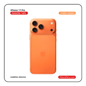 iPhone 17 Pro Naranja Cósmico 1 TB eSIM Nuevo en Perú