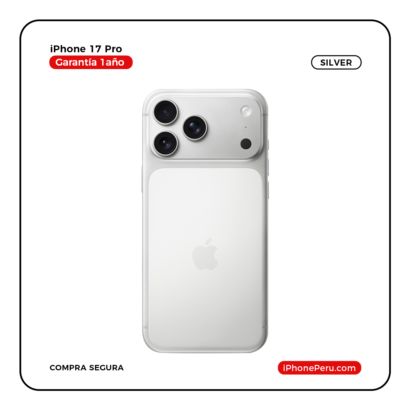 iPhone 17 Pro Plata 512 GB eSIM Nuevo en Perú