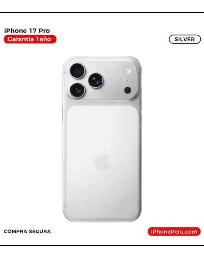 iPhone 17 Pro Plata 512 GB eSIM Nuevo en Perú