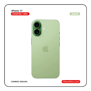iPhone 17 Verde salvia 512 GB eSIM Nuevo en Perú